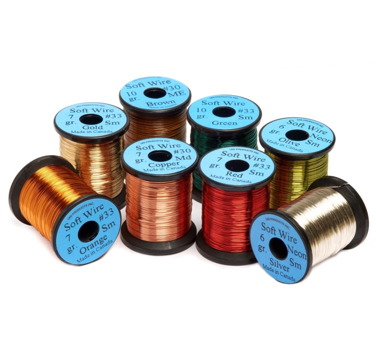 Uni Soft Copper Wire Fine 0.2mm Gold Fly Tying Materials